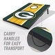 preview thumbnail 3 of 5, Green Bay Packers NFL Compact 2x3 Tailgate Cornhole Board Set
