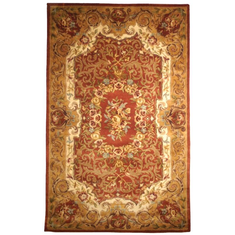 SAFAVIEH Handmade Classic Vonnie Traditional Oriental Wool Rug