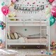 preview thumbnail 2 of 22, Detachable Design Twin Over Twin Bunk Bed with Ladder