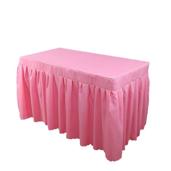 Shop Pink Rectangular Shaped Furnishing Tablecloth Cover Water Oil