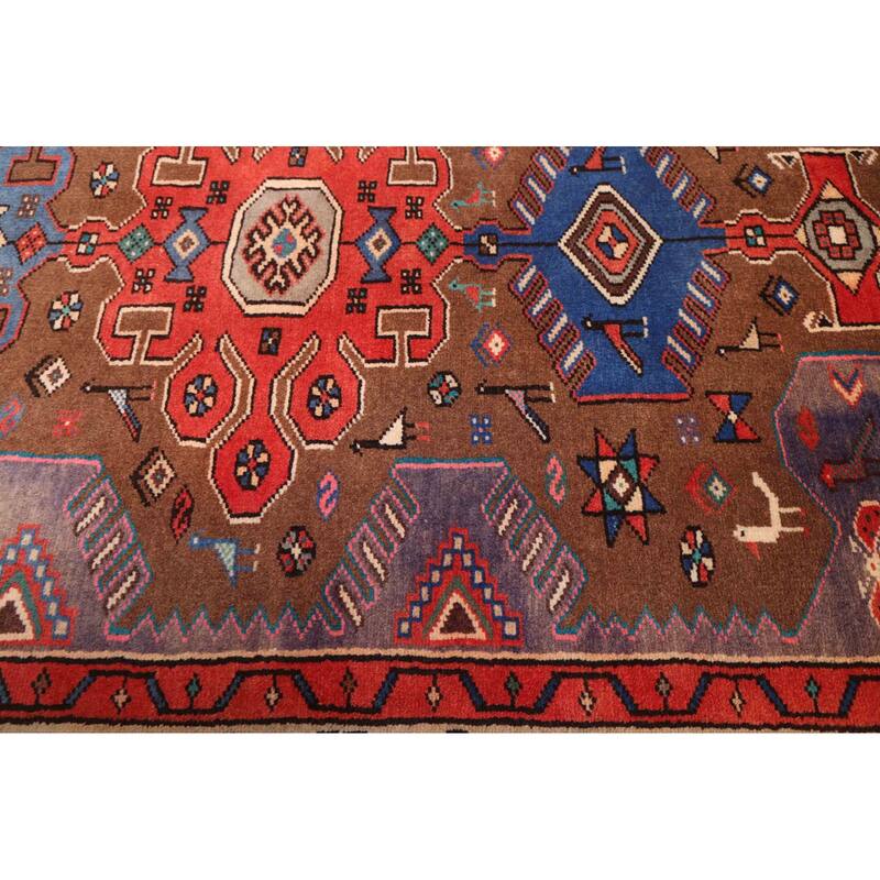 ECARPETGALLERY Hand-knotted Konya Anatolian Brown Wool Rug - 3'7 x 6'7