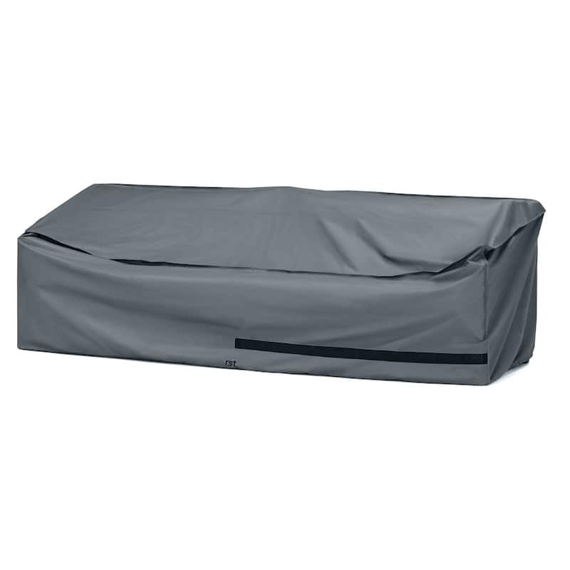 Portofino Comfort 8 Piece Polyester Outdoor Patio Club Seating Furniture Cover - 100" W x 30" H x 33" D