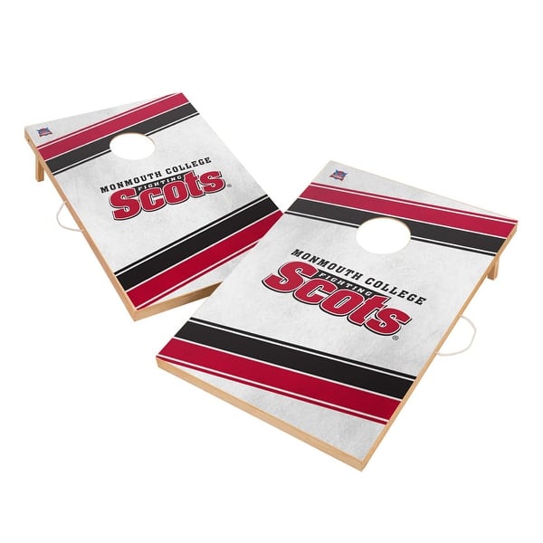 slide 2 of 5, Monmouth College Fighting Scots Regulation 2x4 Cornhole Set