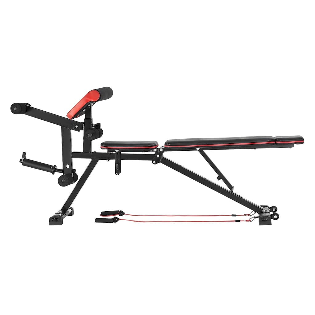 Weight Bench Sit up Bench for Home Gym Strength Training Workout Adjustable - 73.9 x 20.9 x (34.6-39.4)