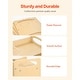 preview thumbnail 4 of 8, Natural Wood Plywood Montessori Table Chair Set with Pattern & Adjustability - 15 x 11.8 x 14.2 in
