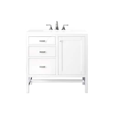 James Martin Vanities E444-V36-3WZ Addison 36" Free Standing Single