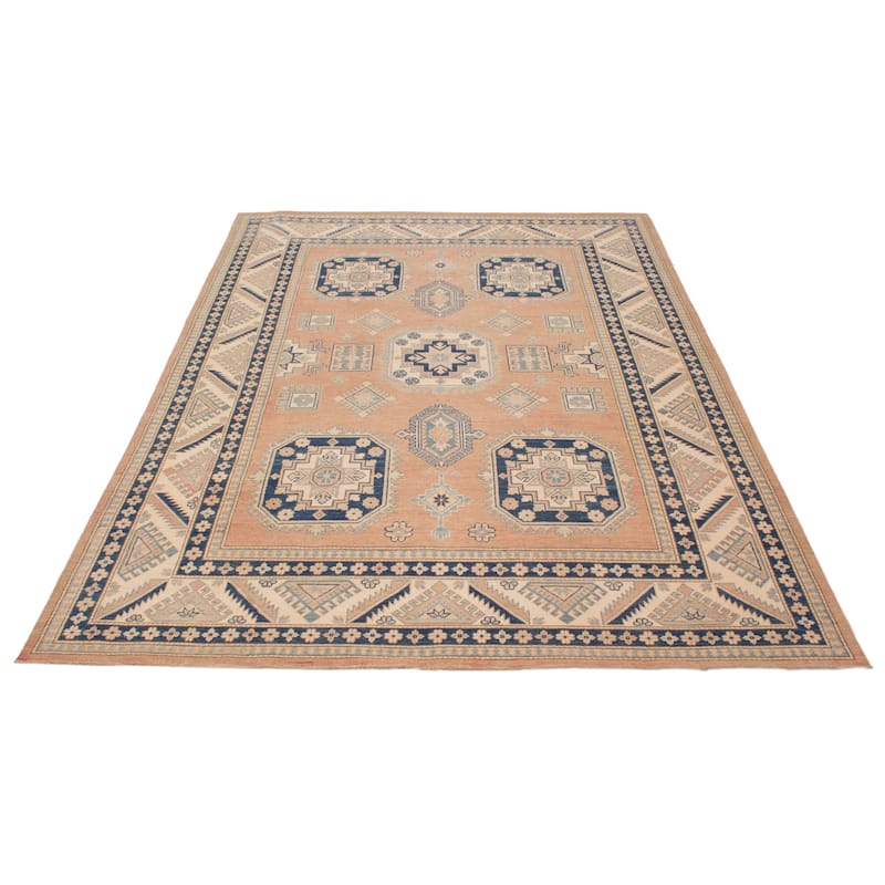 ECARPETGALLERY Hand-knotted Finest Ghazni Copper Wool Rug - 9'0 x 12'2