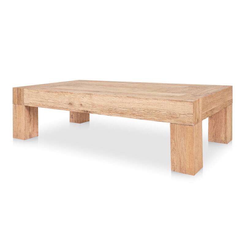 NADAAL STUDIOS Zephyrine, Rectangular Coffee Table - Aged Oak