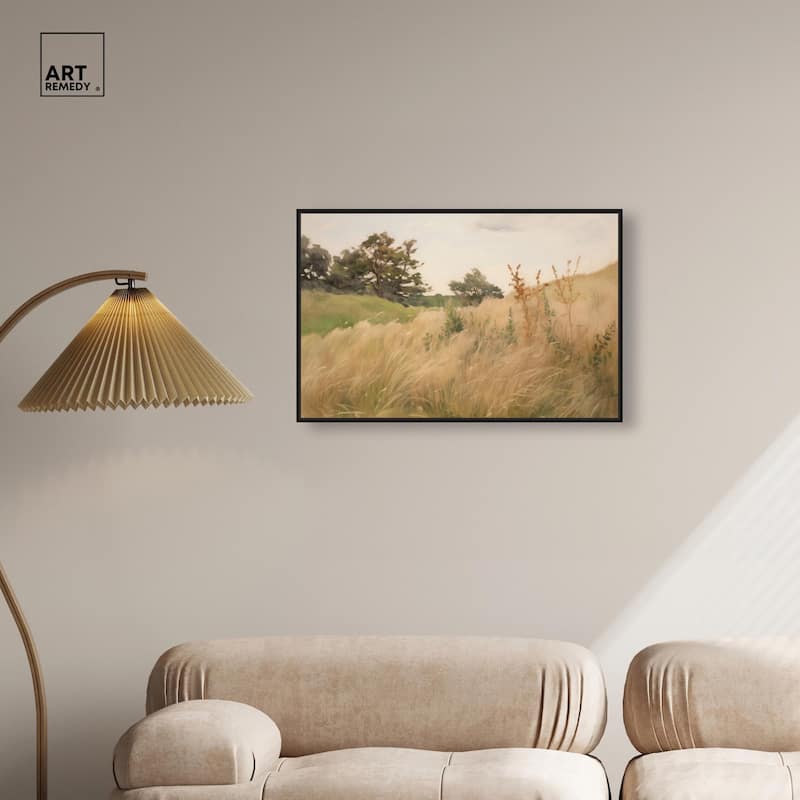 Cogon Grass Breeze I Canvas by Art Remedy