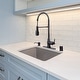 preview thumbnail 20 of 26, Copper Pre-Rinse Spring Kitchen Faucet Single Level Handle and Pull Down Sprayer
