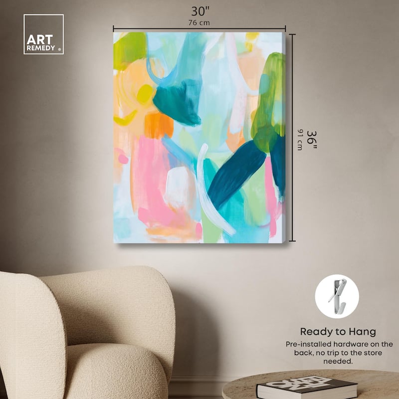Layered Lush II Canvas by Art Remedy, Gallery Wrapped