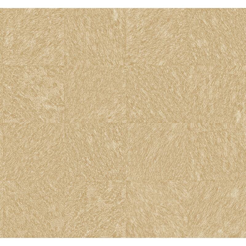 Glam Murfreesboro Light Brown Animal Hide Wallpaper