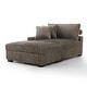 preview thumbnail 46 of 116, Modular Armchair and Ottoman Set with Adjustable Headrest, Flannel Upholstery