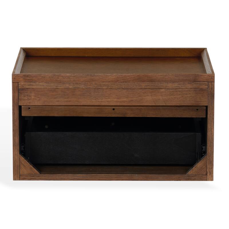 SAFAVIEH Couture Dontay 2-Drawer Ribbed Floating Nightstand