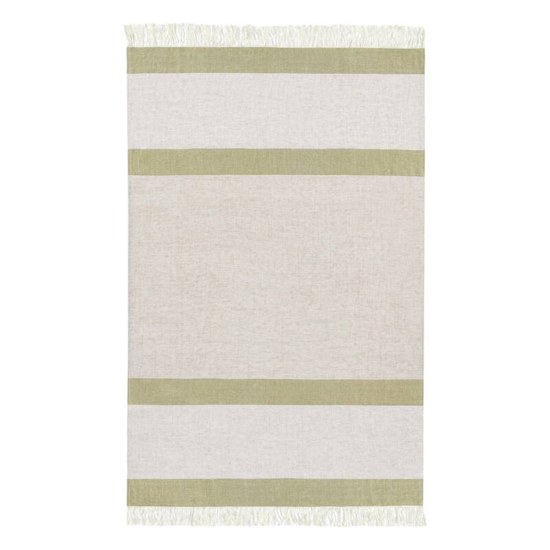 Villa by Classic Home Talara 100% Belgian Linen Throw Blanket