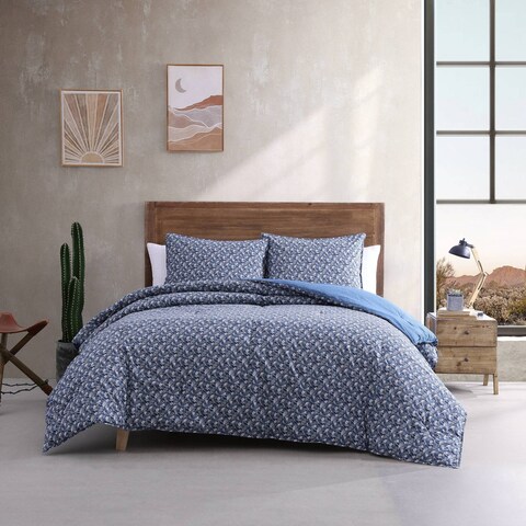 Wrangler Prairie Floral Cotton Blue Comforter Set