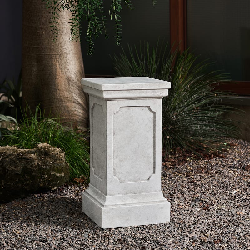 Christopher Knight Home - Thalor Indoor Outdoor MGO Handcrafted Planter Stand - Antique White