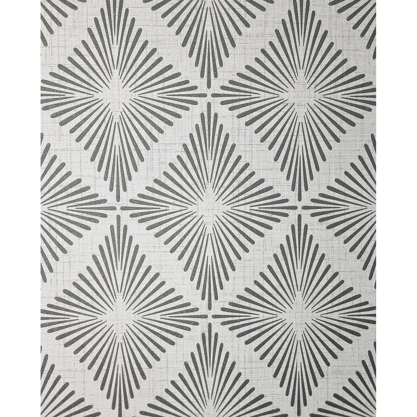 Fine Decor Denver Dark Grey Starburst Wallpaper