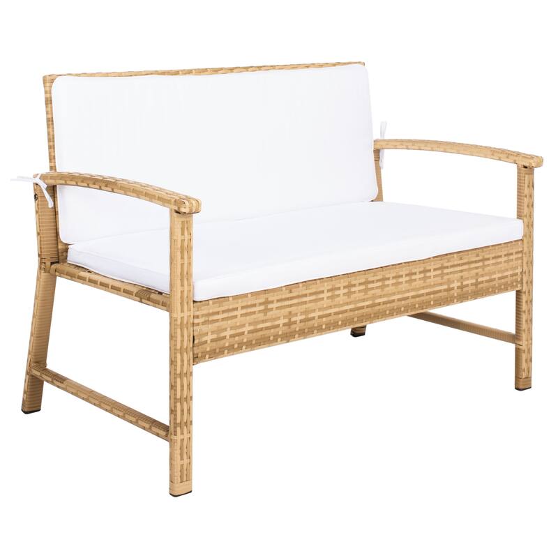 SAFAVIEH Outdoor Diya 4-Piece Patio Set - 43W x 31D x 26H