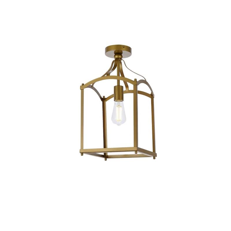 Jane 1 Light Flush Mount - 10 Inch