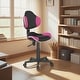 preview thumbnail 51 of 128, JJS Ergonomic Mesh Office Chair Adjustable Lumbar Support Computer Desk Chair BLACK/PINK