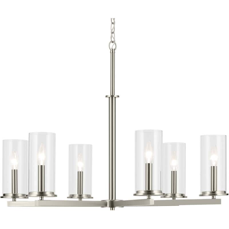 Kichler 44013 Crosby 6 Light 33" Wide Taper Candle Chandelier
