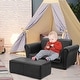 preview thumbnail 5 of 6, Children Sofa 2 Seat Armrest Chair Lounge with Footstool