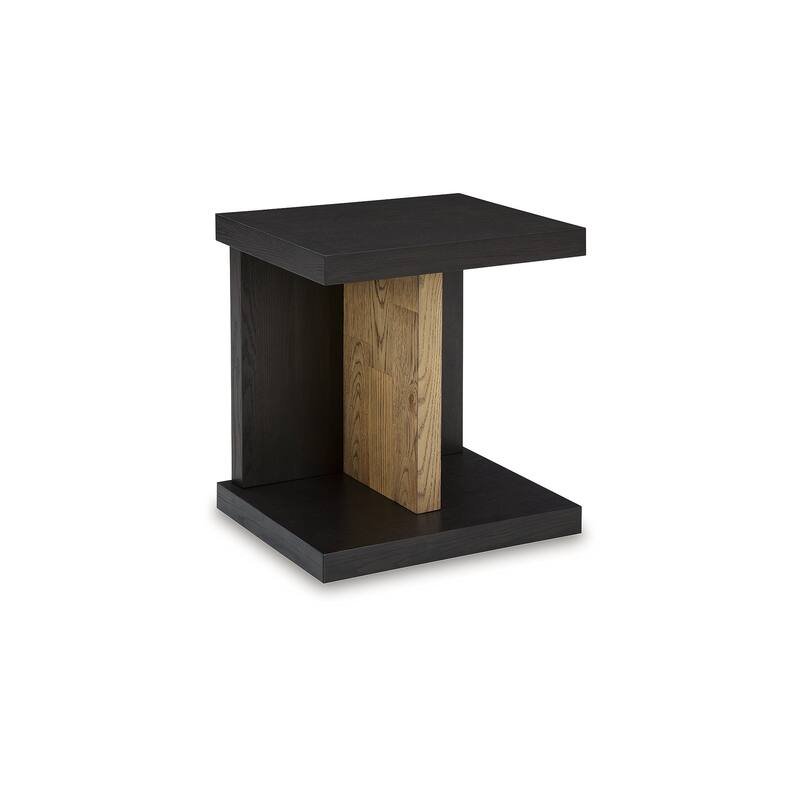 Signature Design by Ashley Kocomore Brown/Beige Chairside End Table - 22"W x 18"D x 24"H