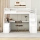 preview thumbnail 2 of 52, Merax Twin Size Loft Bed with with 7 Drawers 2 Shelves and Desk