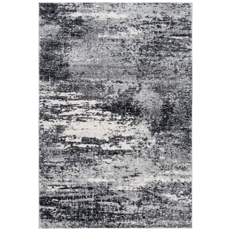SAFAVIEH, Evoke Yukako Modern Abstract Distressed Rug