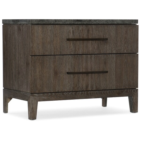 Hooker Furniture 6202-90015 Aventura 32" Wide 2 Drawer Rubberwood Nightstand from the Miramar Collection