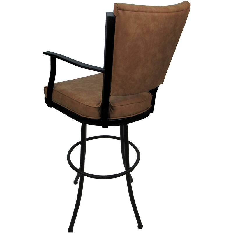 Swivel Extra Tall 34" (35") Metal Bar Stool Montana on Noam Base - 34" Seat