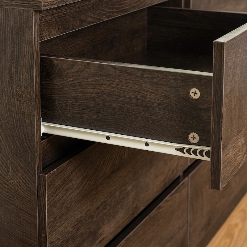 Durable 6-Drawer Dresser with Scratch