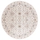 preview thumbnail 11 of 11, SAFAVIEH Harlow Rozalie Slip Resistant Oriental Rug 6'3" Round - Ivory Grey/Rust - Round