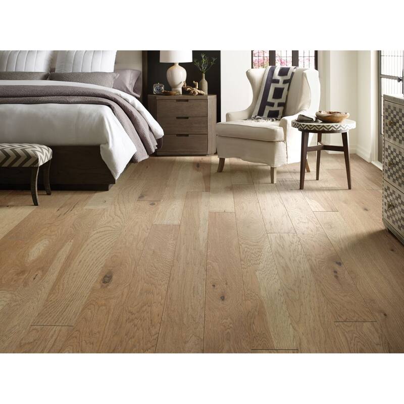 Shaw Alpine Hickory 6-3/8" Wide Smooth Engineered Hardwood Flooring -