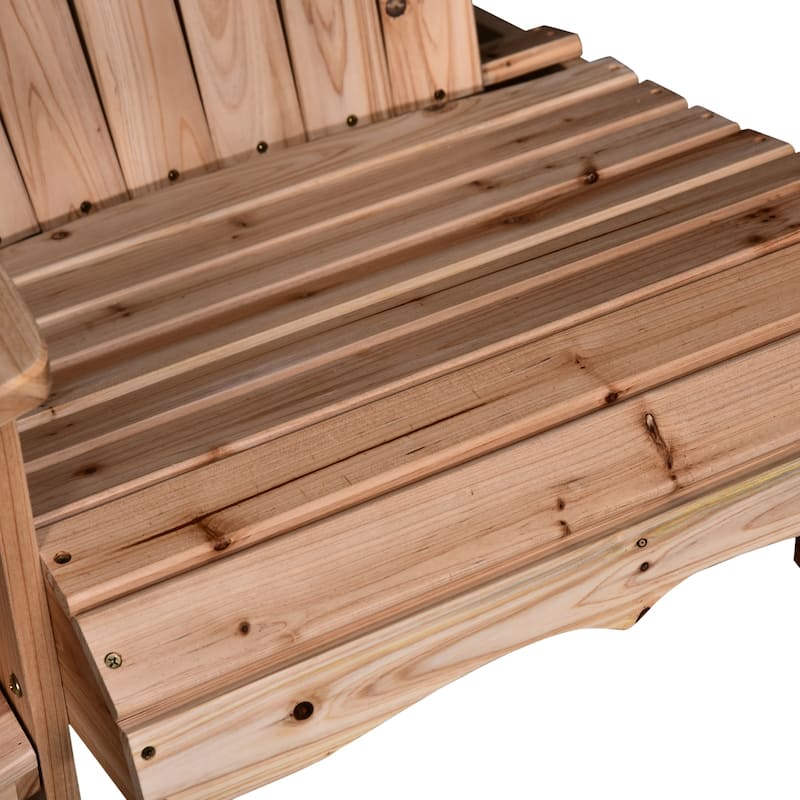 Armopa Wood Adirondack Chairs with Attached Center Table by Havenside Home
