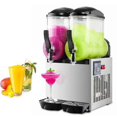 Commercial Slushy Machine, 24L/6.4 Gal,for Margaritas, Alcoholic Beverages, Smoothies, and Soft ice cream - Slushy Machine 24L