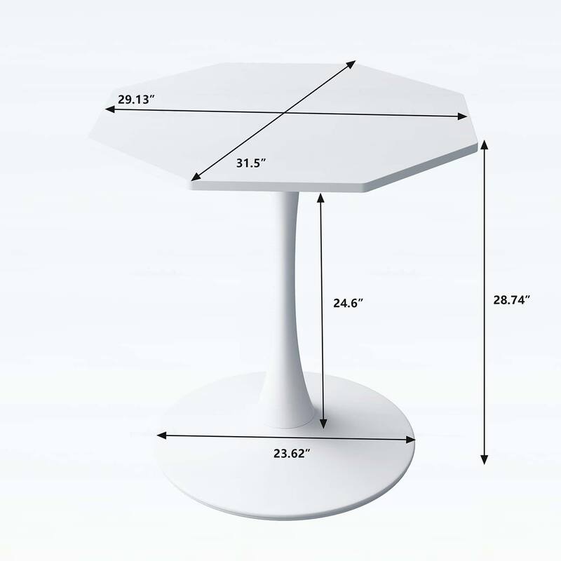 Modern Octagonal Table,Perfect for Various Home Settings
