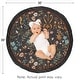 preview thumbnail 4 of 2, Sweet Jojo Designs Boho Wildflower Vintage Floral Girl Baby Tummy Time Playmat Black Orange Teal Bohemian Farmhouse Cottagecore