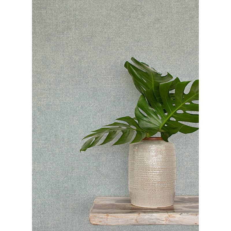 Chesapeake Homespun Denim Textured Wallpaper