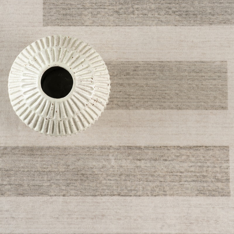 Nuloom Isyra Striped Washable Area Rug
