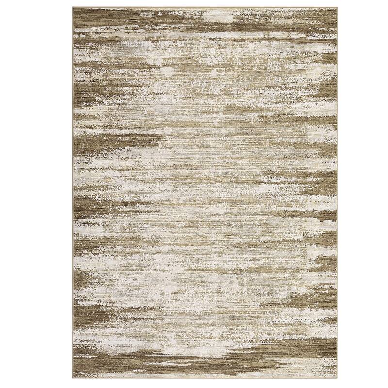 Washable Area Rugs for Living Room Modern Abstract Rug Non Slip Non Shedding Stain Resistant Carpet