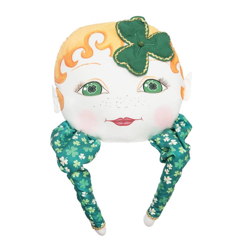 Ireland Zombinaland St. Patrick's Day Saint Pattys Decorative Soft Figurine Pillow