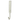 Monogram Letter I Single Wall Hook Painted White Cast Iron 7.5 Inch