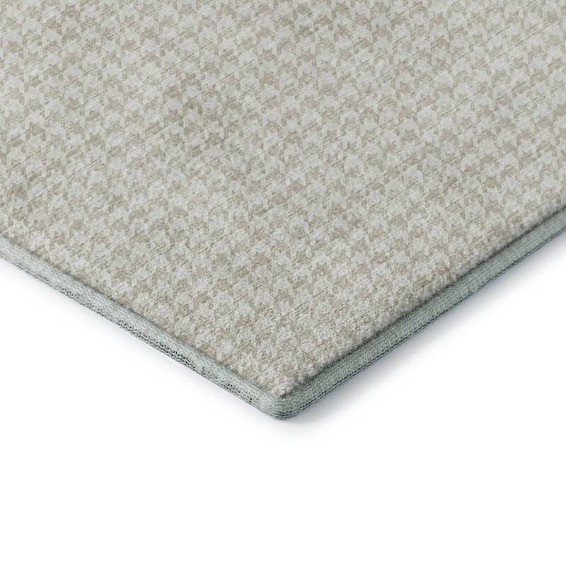 Premium Washable Super Soft Modern Houndstooth Mayfield Rug