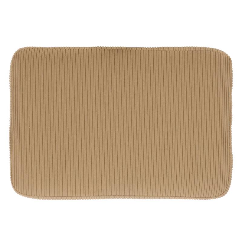 SAFAVIEH Couture Bennato Wood Base Ottoman