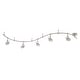 preview thumbnail 8 of 6, Luxury Modern LED Track Lighting, 12"H x 4.7"W, with Cinema Style, Swiveling Heads, Brushed Nickel Finish - 108