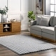preview thumbnail 117 of 118, Nuloom Jeni Solid Plush Machine Washable Area Rug 6' x 9' - Silver - Rectangle