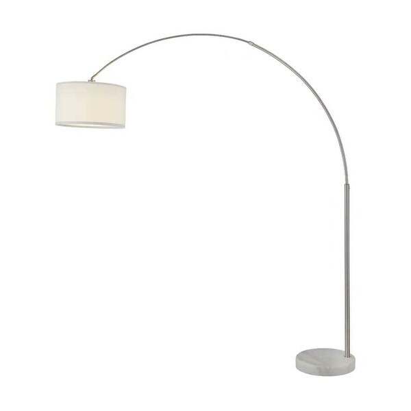 large white floor lamp