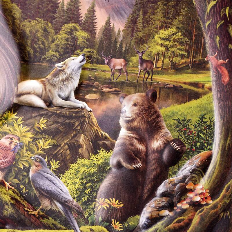 Bigfoot Collage Embossed Shaped Metal Sign - 19.5" x 12.9" - 19.5" H x 12.9" L x 0.12" D
